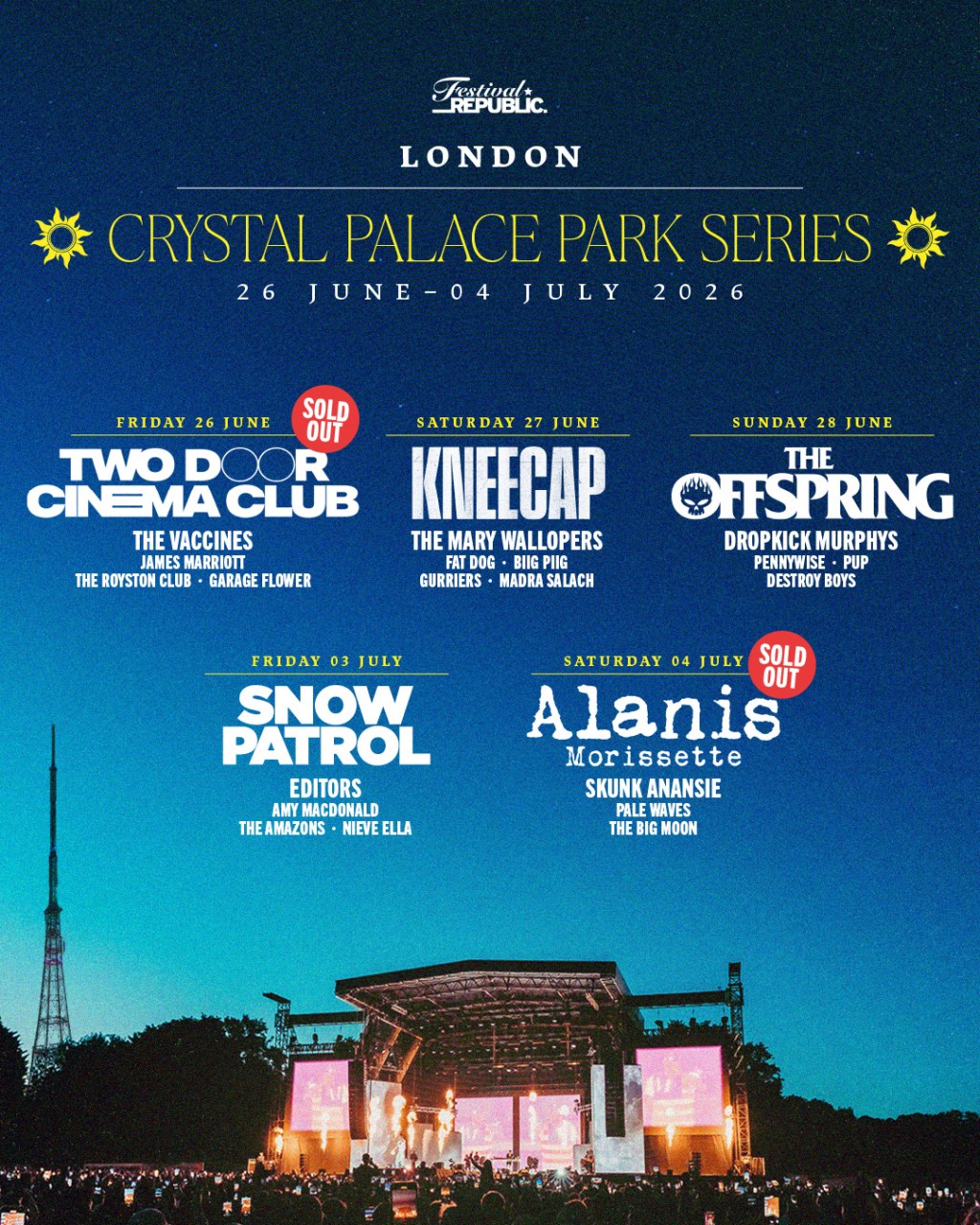 Your Festival Guide For Music’s Crystal Palace Park&nbsp;Series